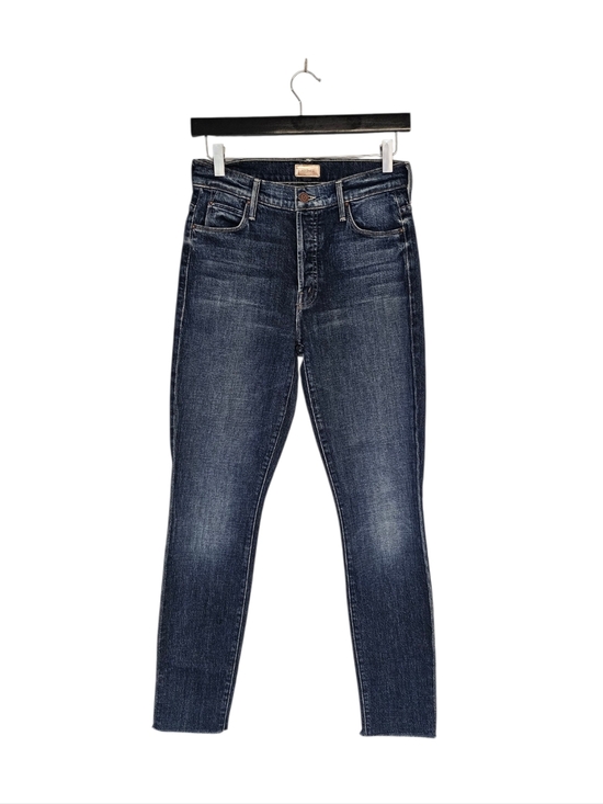 MOTHER Denim - MOTHER The Stunner Fray High Rise  Roasting Nuts Blue Skinny Jeans 25 Preowned